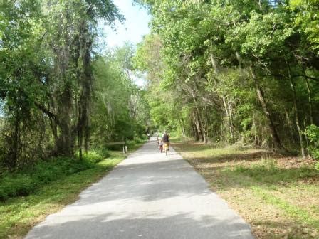 Van Fleet Trail, Top 10 FL Biking. E-Z Trail Map, 65+ Photos. BikeFlorida.net