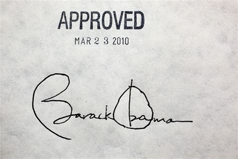 President Barack Obamas Signature Photograph by Everett - Pixels