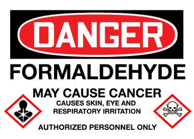 GHS Danger Formaldehyde