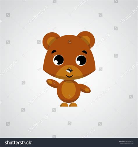 Little Bear Big Eyes Cartoon Vector: เวกเตอร์สต็อก (ปลอดค่าลิขสิทธิ์ ...