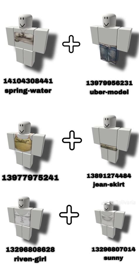 Roblox Clothes Codes 2023