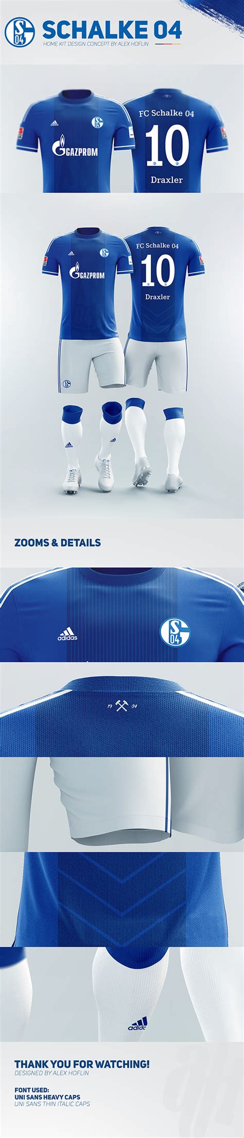 FC Schalke 04 Home Kit Design on Behance