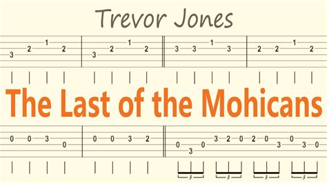 The Last of the Mohicans / Trevor Jones Guitar Solo Tab+BackingTrack Acordes - Chordify