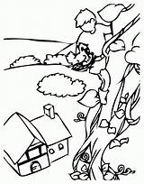 Jack And The Beanstalk Coloring Pages  Home sketch template