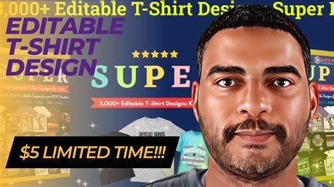 3,000+ Editable T Shirt Designs Super Kit Review - Scrubs Review