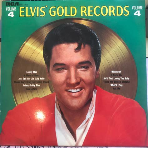 Elvis Presley – Elvis' Gold Records - Volume 4 – Vinyl (LP, Compilation + 2 more), 1969 ...