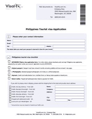 Fillable Online Philippines Visa Application for Citizens of India ...