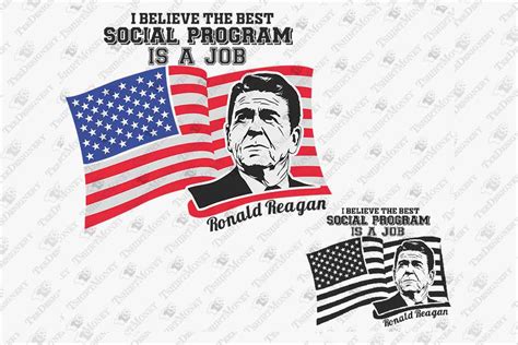 Ronald Reagan Sarcastic Political Quote Graphic by TeeDesignery ...