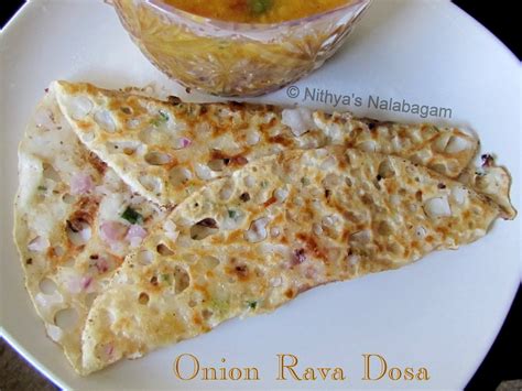 Instant Onion Rava Dosa |Nithya's Nalabagam