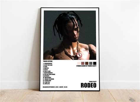 Travis Scott Rodeo Poster Album Cover Poster Room Decor | Etsy