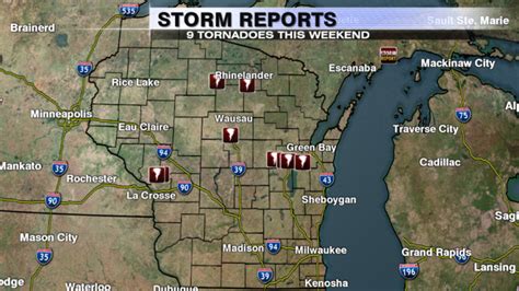 National Weather Service confirms 10 tornadoes in less than 24 hours in ...