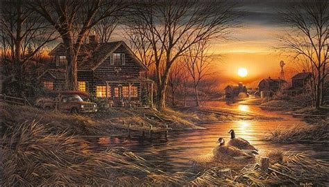 Shoreline! by Terry Redlin | Terry redlin, Terry redlin paintings, Cabin art