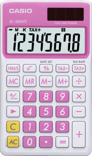 Casio Basic Calculator - Pink, 1 ct - Kroger