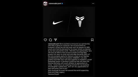 Vanessa Bryant announces renewed shoe deal with Nike | cbs8.com