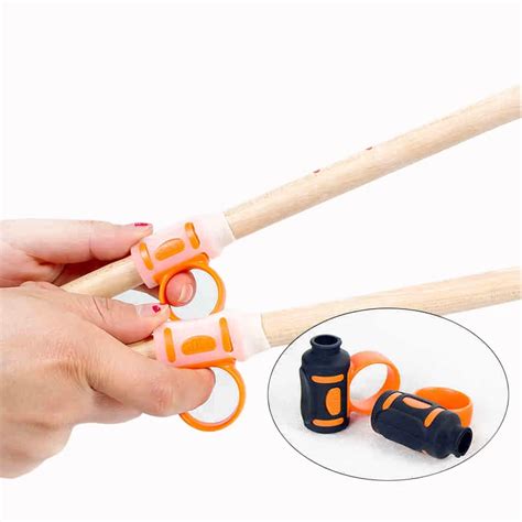 MoonEmbassy Drum Stick Control Clip Drummer Beginner Drumsticks Aid Auxiliary Tool Easy Stick ...