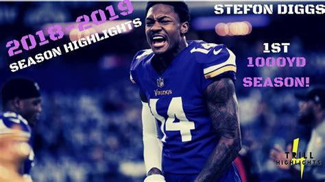 Stefon Diggs 2018-2019 Season Highlights | 1st 1000YD Season - YouTube