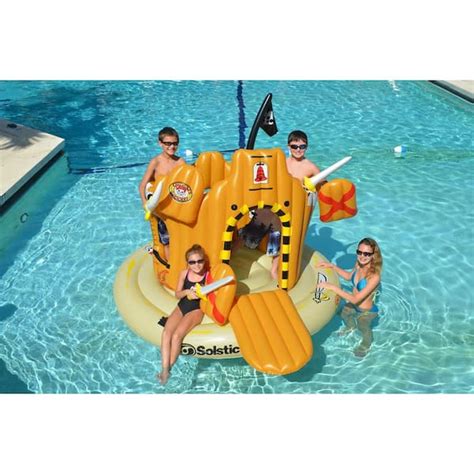 Swimline Pirate Island Inflatable Pool Float 90940 - The Home Depot