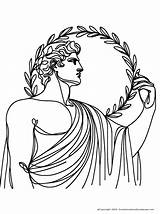 Apollo Coloring Printouts • Greek Gods & Goddesses sketch template