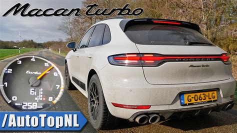 2020 Porsche MACAN TURBO 0-258km/h ACCELERATION & SOUND by AutoTopNL ...