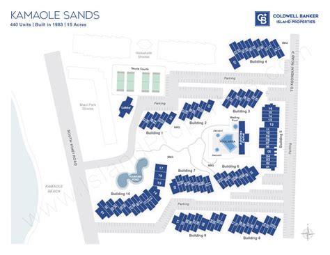 Kamaole Sands Maui Map