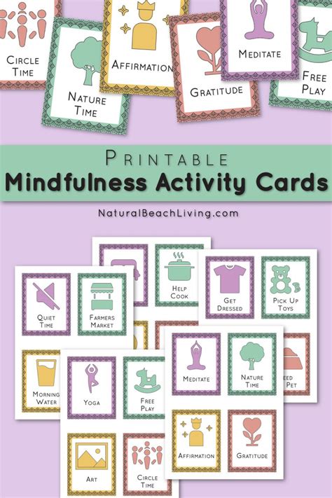 Free Printable Mindfulness Cards - Printable Word Searches