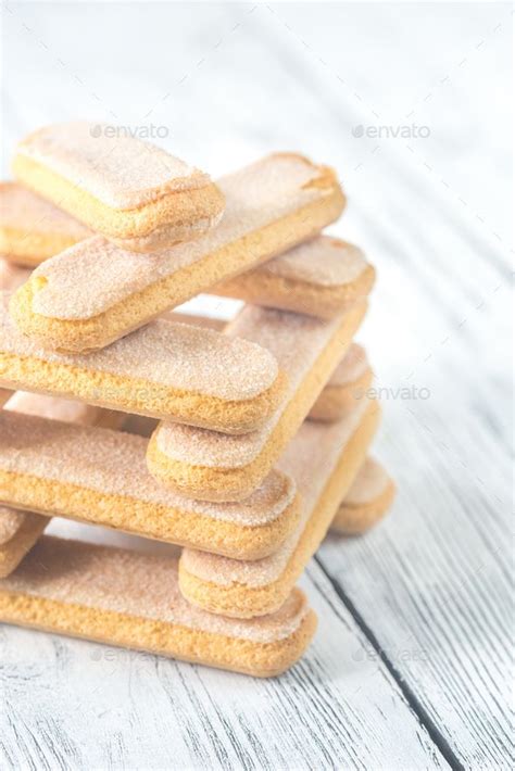 Ladyfinger biscuits by Alex9500 on PhotoDune. Ladyfinger biscuits (savoiardi) | Biscuits, Food ...