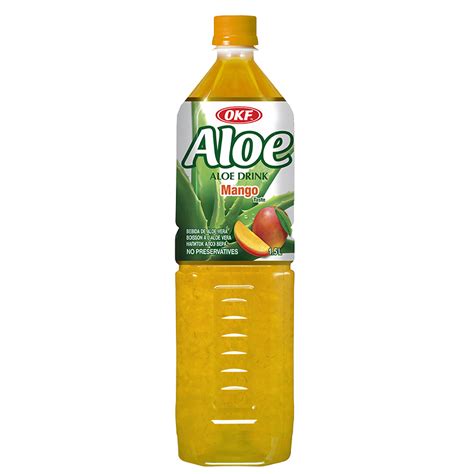 12/1.5 Lt. OKF Aloe Vera King Mango - Abe Wholesale