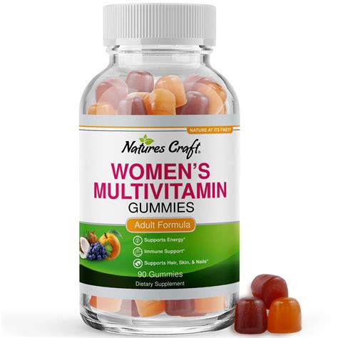 Womens Multivitamin Gummies for Adults Natural Energy Women Health ...