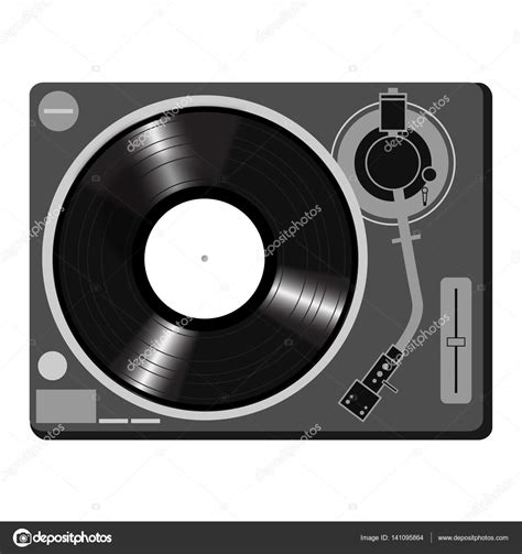 Turntable DJ vector Stock Vector Image by ©PstockOwn43 #141095864