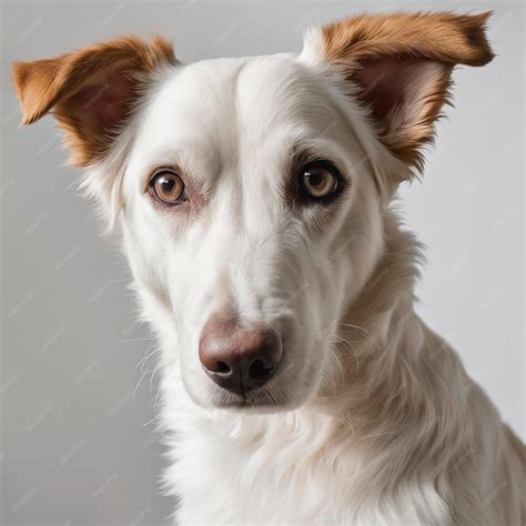 Premium AI Image | dog in white background Studio portrait photoshoot