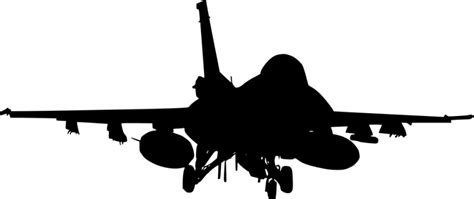 Fighter Jet Silhouette at GetDrawings | Free download