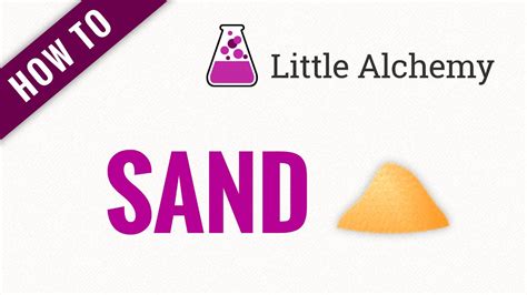 How to make SAND in Little Alchemy - YouTube