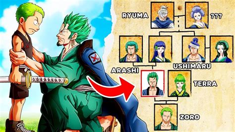 Zoro's Family Revealed!! ODA just Confirmed Zoro's Family Tree! One ...