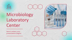 Microbiology Laboratory Center PowerPoint Templates Free Download