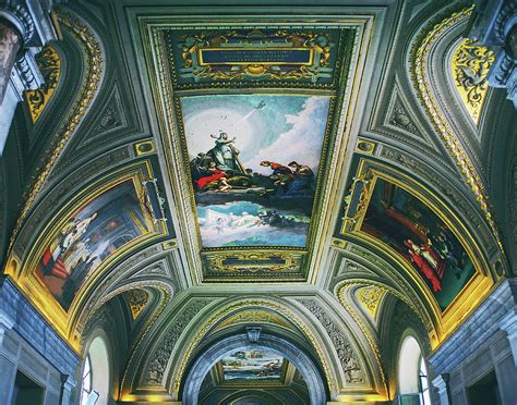 Vatican Museum Ceiling Art Photograph by Andres Ramos