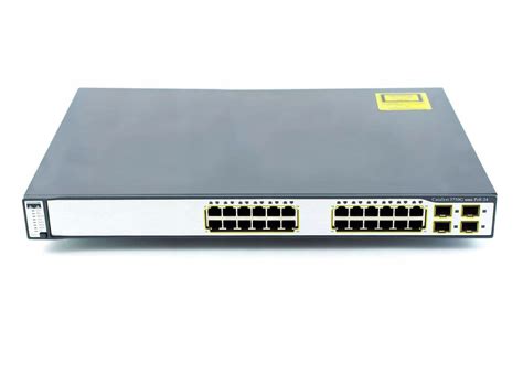 SWITCH CISCO 3750G-24PS-S 24 GE 4 SFP PoE STACK 1U - Sklep, Opinie ...