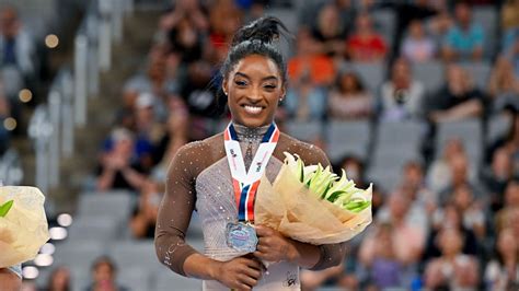 Simone Biles claims record-extending ninth title at U.S. Gymnastics ...