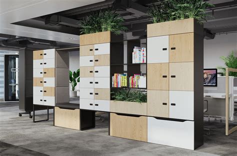 ᑕ ᑐ hushLock - modular office lockers ️ Hushoffice