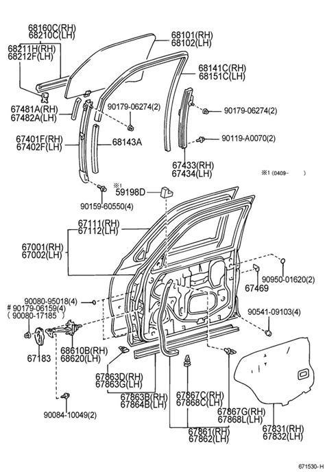 Toyota Tundra Door Parts Diagram - Image to u