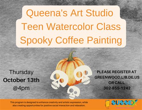 Teen Watercolor: Spooky Coffee Paintings – DelmarvaLife