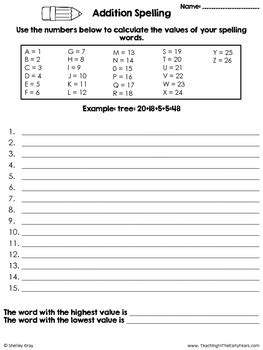 Three FREE Spelling Activities by Shelley Gray | TpT