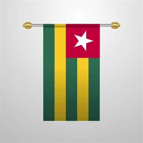 Togo hanging Flag 14232330 Vector Art at Vecteezy