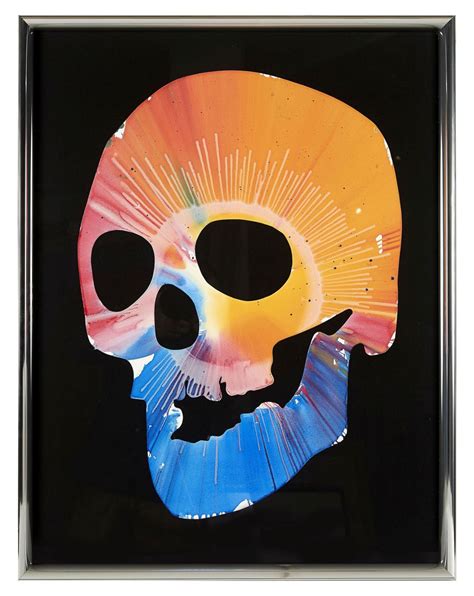 Sold at Auction: Damien Hirst, Damien HIRST (1965) Skull, 2009 Spin painting sur carton 71 x 52 ...