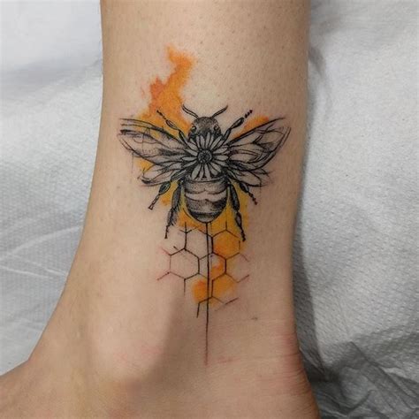 Honey Bee Tattoo - TATTOOS