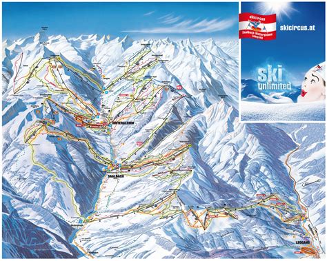 Saalbach Hinterglemm Piste Map | J2Ski