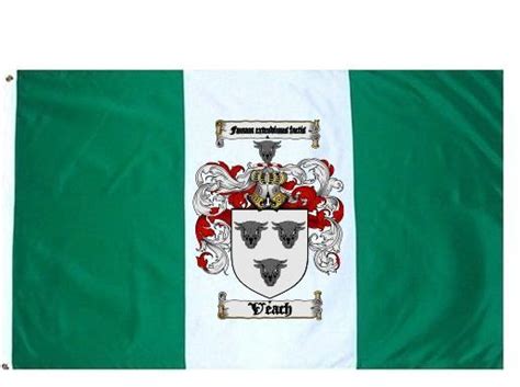 Veach Coat of Arms Flag / Family Crest Flag - Coat of Arms