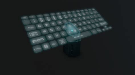 Holographic Keyboard, Jordan Grecco on ArtStation at https://www.artstation.com/artwork/zyV14 ...