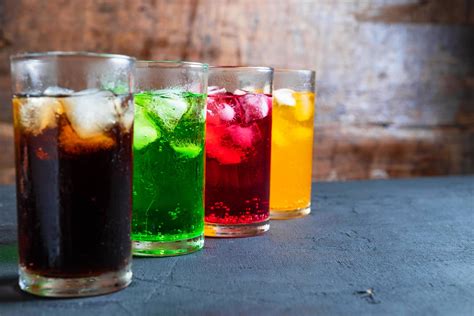 Soft drinks in the glass on the table 1903923 Stock Photo at Vecteezy