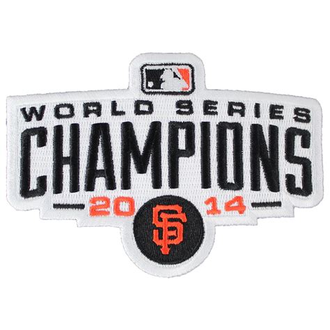 2014 San Francisco Giants MLB World Series Champions Logo Jersey Sleeve ...