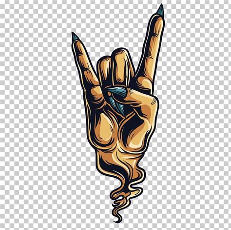 Sign Of The Horns Devil Hand Gesture Sticker PNG, Clipart, Animation ...